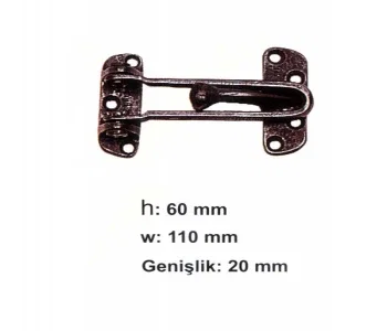 A77 Bronz Emniyet Kelepçesi - Görsel 2