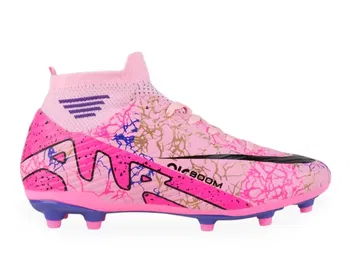 Laliga Erkek Krampon 565 Pembe Mor Desenli