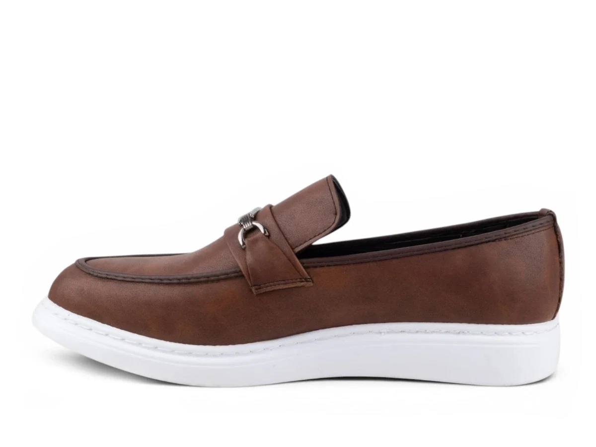 Fre Gamo Erkek 82 Shoes Taba Beyaz Zümrüt - Görsel 2