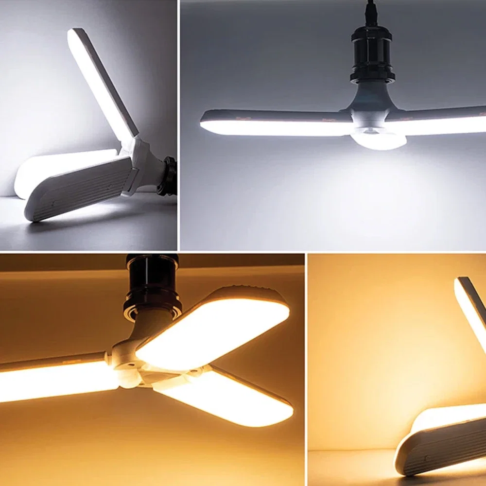 36W ÜÇ YAPRAK PERVANE LED AMPUL BEYAZ - Görsel 3