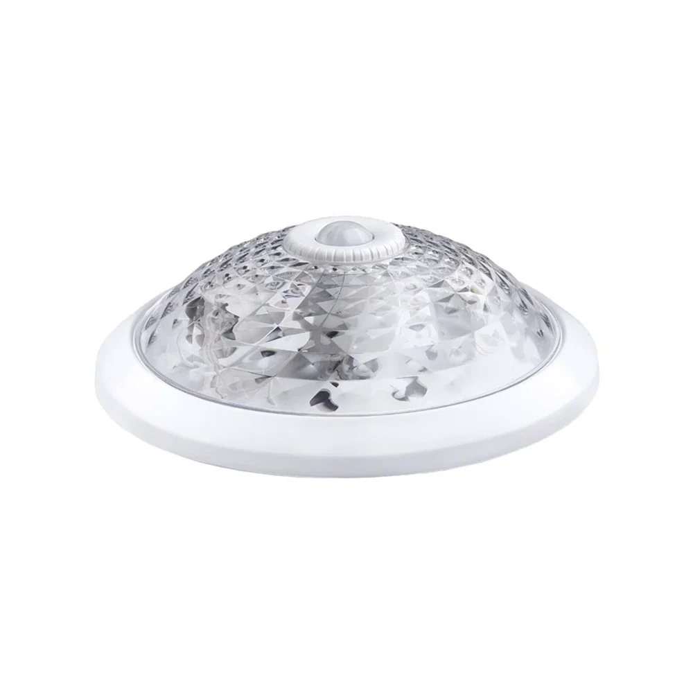 LEDLİ KİTLİ SENSÖRLÜ ARMATÜR BEYAZ PLASTİK TABAN + PLASTİK KAPAK - Görsel 1