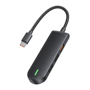 Mcdodo HU-1430 5 İN 1 Type-c Çoklayıcı (USB3.0X1+USB2.0X2+SD/TF CARD SLOTX1)- GRİ - Görsel 4