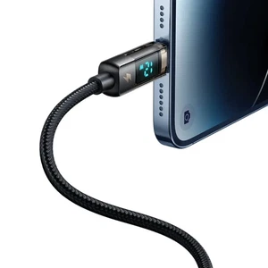 Mcdodo CA-3620 Dijital Ekranlı Usb-ATo Lightning Şarj & Data Kablosu - Siyah 1.2m - Görsel 4