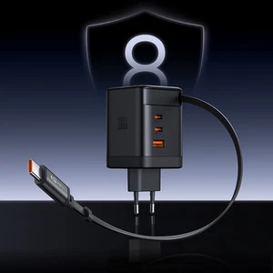 Mcdodo CH-8470 FreeGo 100W Geri Çekilebilir Kablolu 3C1A GaN Şarj Adaptörü - Görsel 7