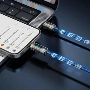Mcdodo CA-3600 Type-c To Lightning Dijital Ekranlı iPhone Şarj & Data Kablosu - Siyah 1.2m - Görsel 5