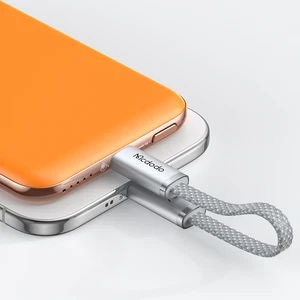 Mcdodo MC-2932 MetaAir 20W 5000mAh Ultra İnce Metal Manyetik Kablosuz Powerbank Turuncu - Görsel 3