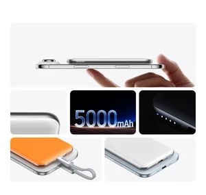 Mcdodo MC-2932 MetaAir 20W 5000mAh Ultra İnce Metal Manyetik Kablosuz Powerbank Turuncu - Görsel 6