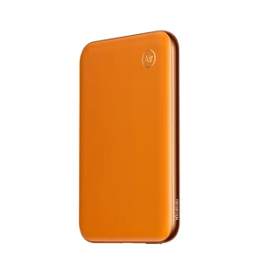 Mcdodo MC-2932 MetaAir 20W 5000mAh Ultra İnce Metal Manyetik Kablosuz Powerbank Turuncu - Görsel 1