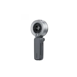 Mcdodo CF-6111 Chill U01 2000mAh 6 Kademeli LED Ekranlı Su Püskürtmeli Katlanabilir Klipsli Fan - Siyah - Görsel 1