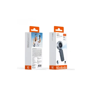 Mcdodo CF-6111 Chill U01 2000mAh 6 Kademeli LED Ekranlı Su Püskürtmeli Katlanabilir Klipsli Fan - Siyah - Görsel 4