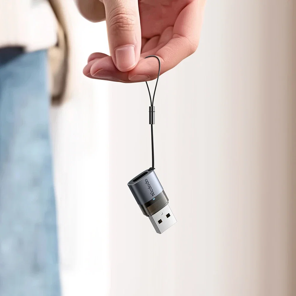 Mcdodo OT-7580 Type-C to USB-A 3.0 Dönüştürücü Adaptör, Şarj Göstergeli - Görsel 2