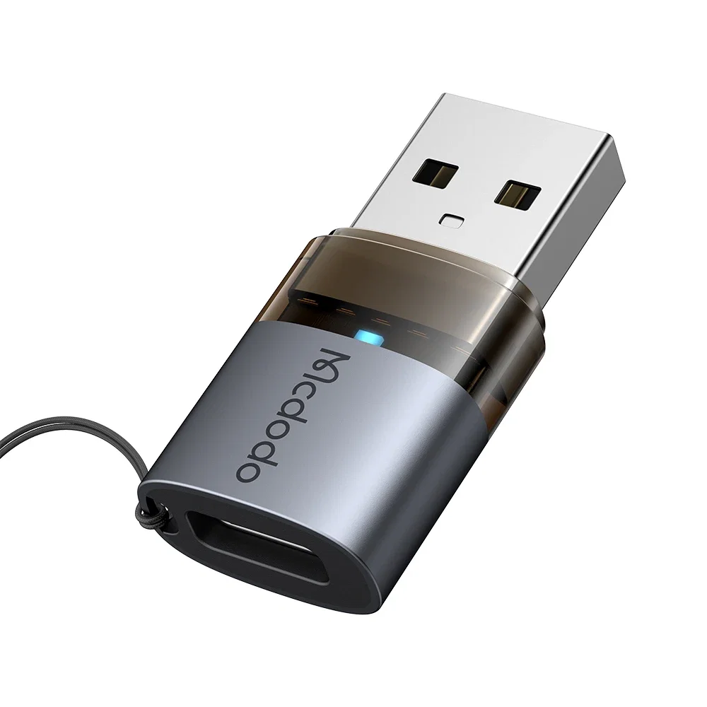 Mcdodo OT-7580 Type-C to USB-A 3.0 Dönüştürücü Adaptör, Şarj Göstergeli - Görsel 5