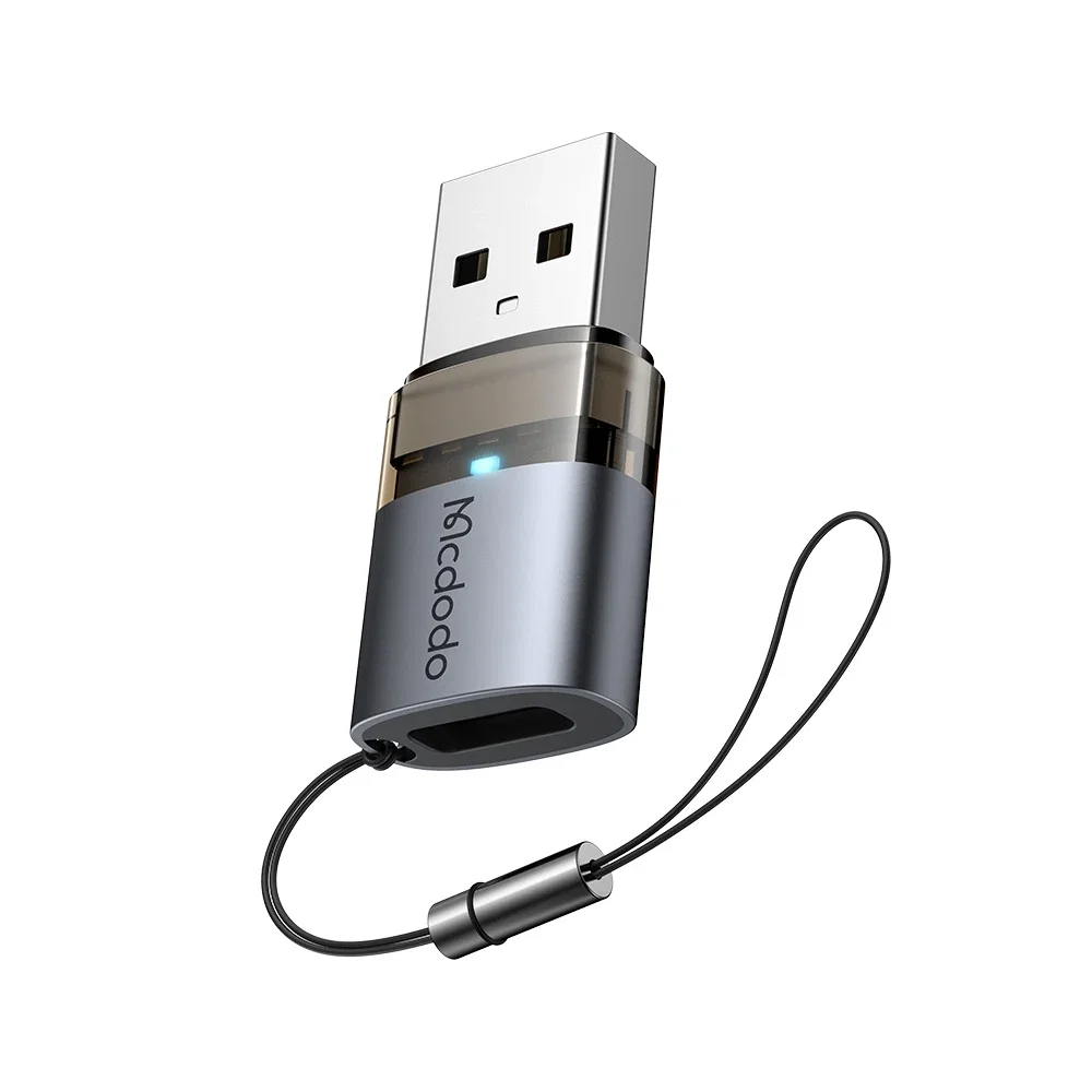 Mcdodo OT-7580 Type-C to USB-A 3.0 Dönüştürücü Adaptör, Şarj Göstergeli - Görsel 3
