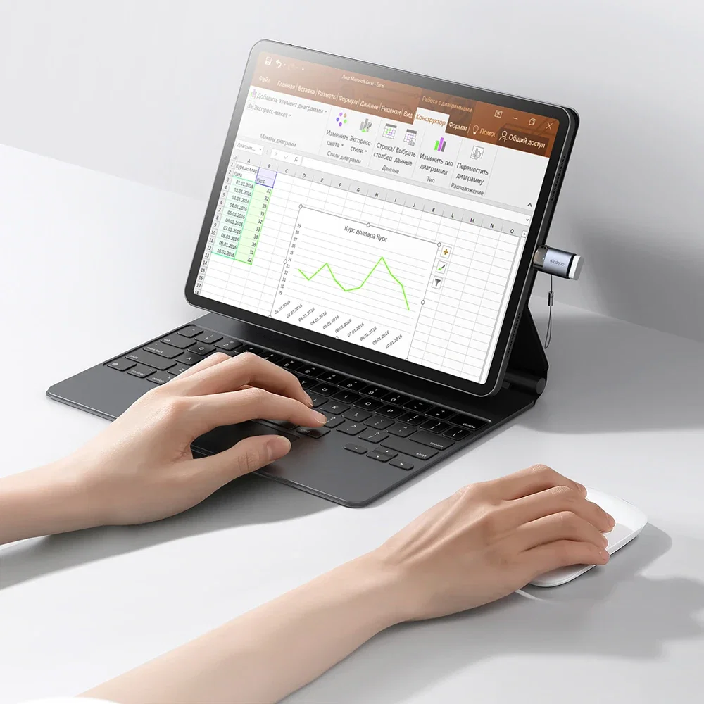 Mcdodo OT-7400 USB-A to Type-C 5Gbps Veri Aktarım Adaptörü Siyah - Görsel 5