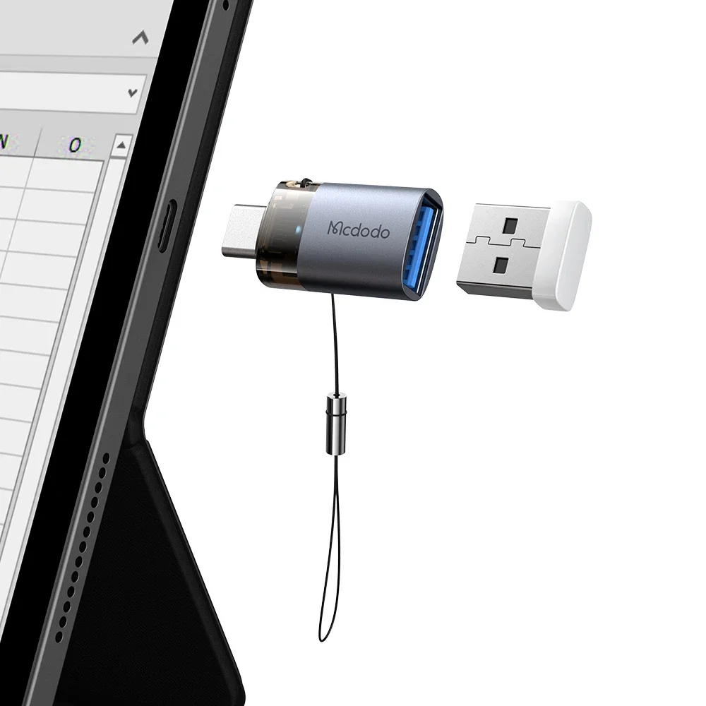 Mcdodo OT-7400 USB-A to Type-C 5Gbps Veri Aktarım Adaptörü Siyah - Görsel 2