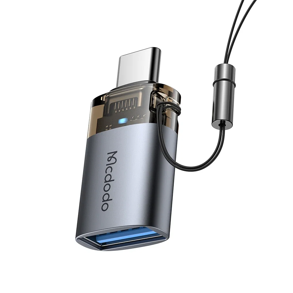 Mcdodo OT-7400 USB-A to Type-C 5Gbps Veri Aktarım Adaptörü Siyah - Görsel 1