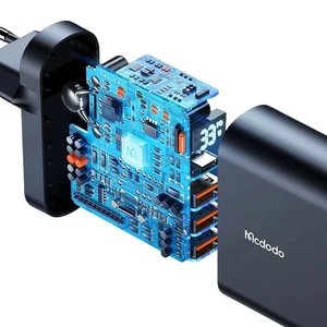 Mcdodo CH-2250 33W 1xType-C 3xUSB Girişli Dijital Göstergeli Şarj Adaptörü Siyah - Görsel 5