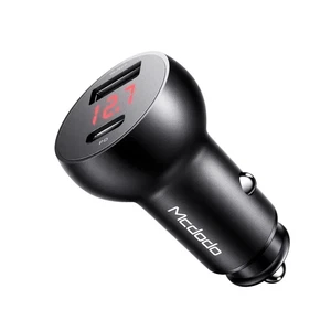 Mcdodo CC-6810 1xtype-c 1xusb Girişli Pd3.0 Hızlı Araç Çakmak Şarj Cihazı - Siyah - Görsel 1