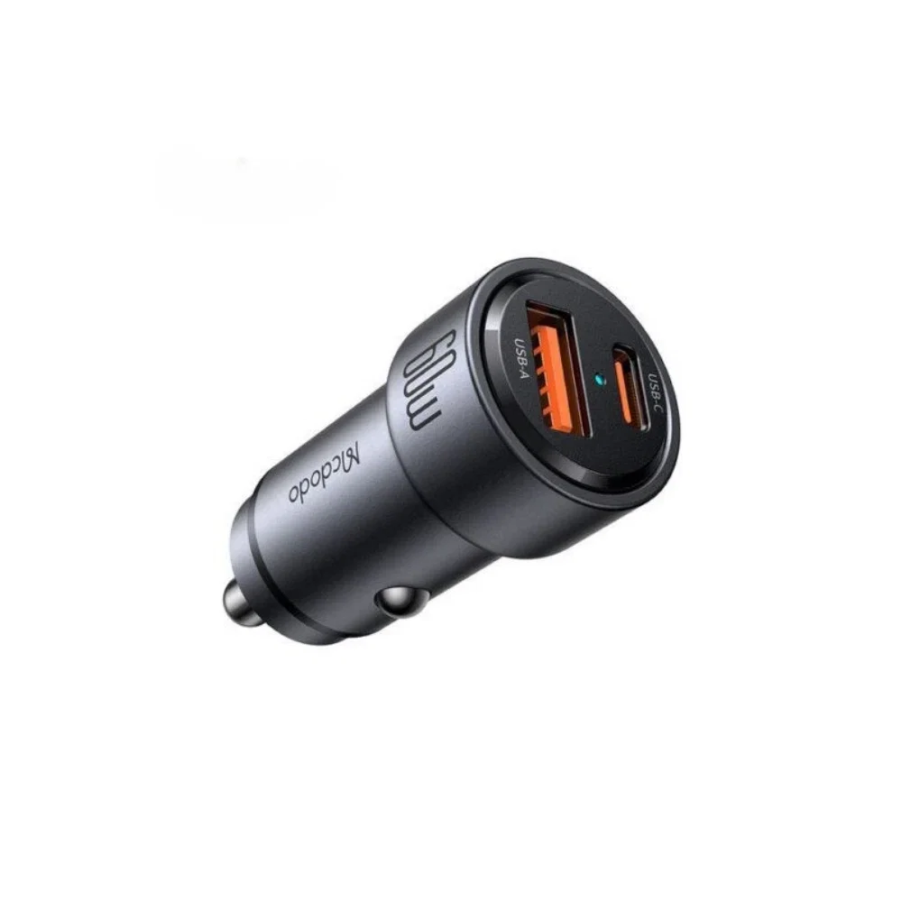 Mcdodo CC-8210 NeoEco 60W Type-C + USB-A Çift Çıkışlı Hızlı Araç Çakmaklık - Görsel 1