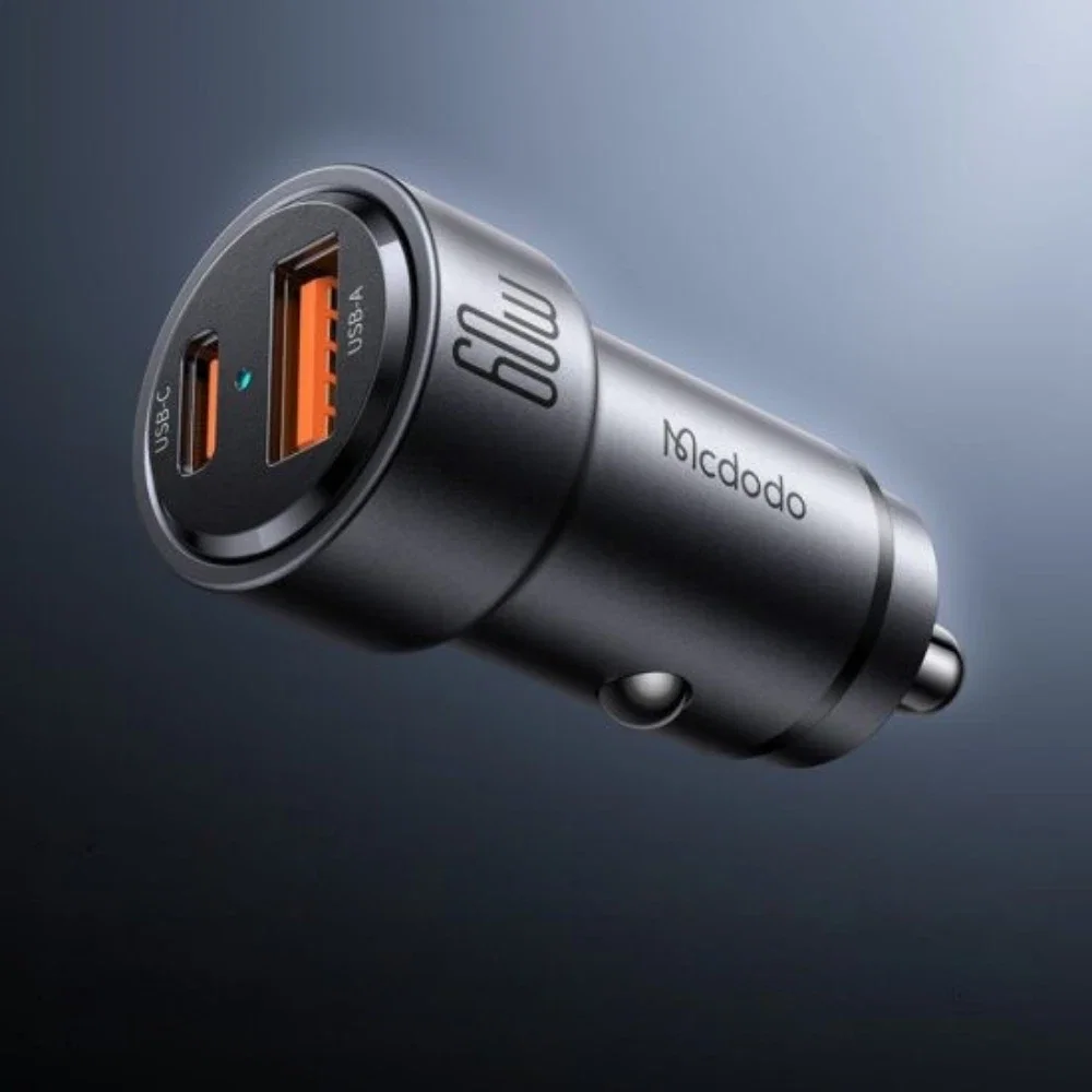 Mcdodo CC-8210 NeoEco 60W Type-C + USB-A Çift Çıkışlı Hızlı Araç Çakmaklık - Görsel 4