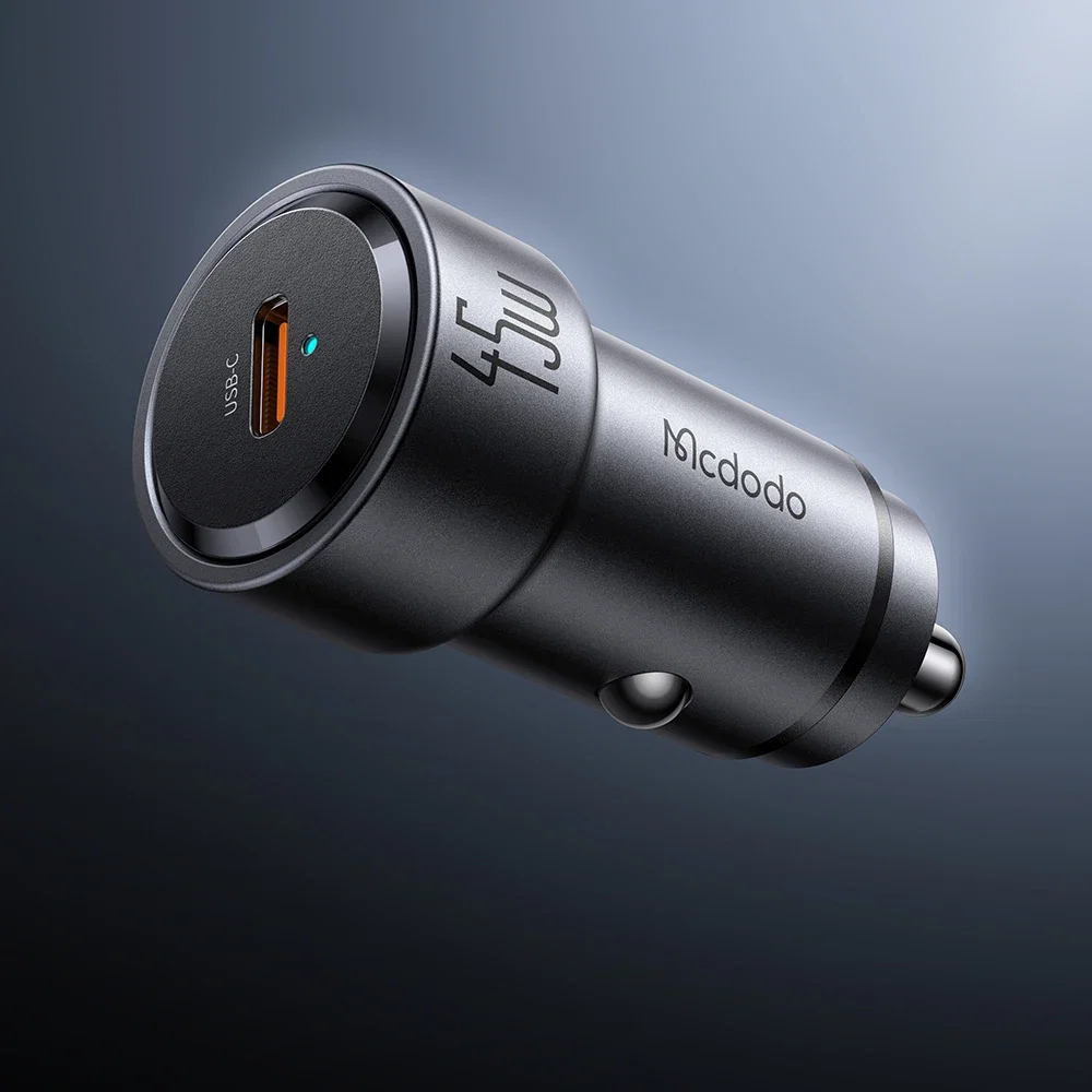 Mcdodo CC-1520 NeoEco 45W Type-C Hızlı Şarj Araç Çakmaklık - Siyah - Görsel 4