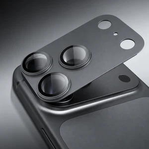 Mcdodo PF-2251 VisionMax Serisi iPhone 18 Pro Uyumlu Tam Kaplama Ultra Şeffaf Kamera Lens Koruyucu Siyah - Görsel 6