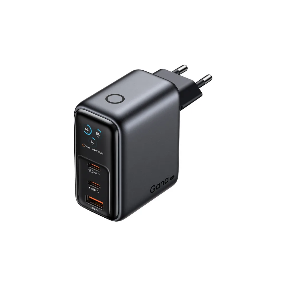 Mcdodo CH-6050 Gana Ultra 100W Akıllı Ekranlı GaN Hızlı Şarj Adaptörü - Görsel 4