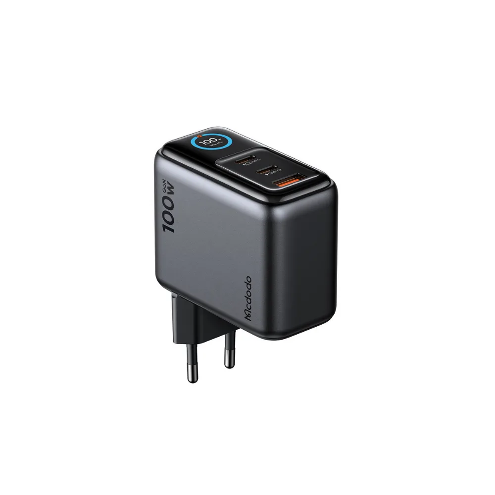 Mcdodo CH-6050 Gana Ultra 100W Akıllı Ekranlı GaN Hızlı Şarj Adaptörü - Görsel 2