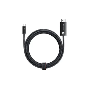 Mcdodo CA-7900 Cab Flow 4K 60Hz USB-C To HDMI Görüntü ve Ses Aktarım Kablosu 2 Metre - Siyah - Görsel 2
