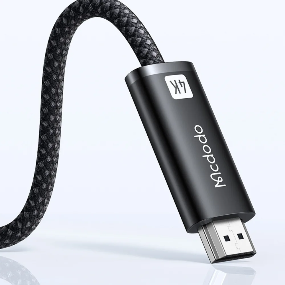 Mcdodo CA-7900 Cab Flow 4K 60Hz USB-C To HDMI Görüntü ve Ses Aktarım Kablosu 2 Metre - Siyah - Görsel 4