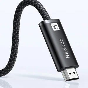 Mcdodo CA-7900 Cab Flow 4K 60Hz USB-C To HDMI Görüntü ve Ses Aktarım Kablosu 2 Metre - Siyah - Görsel 4