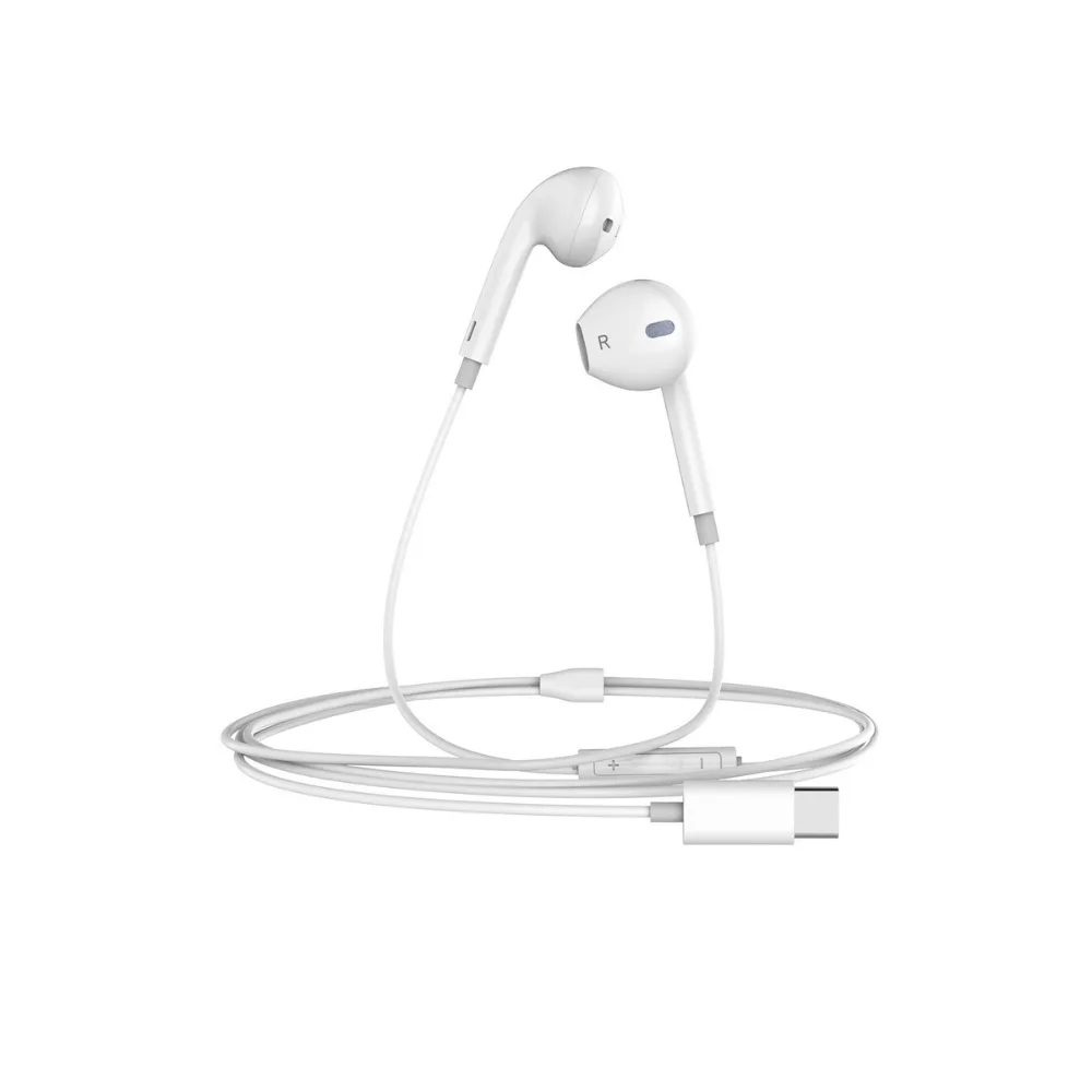 Mcdodo HP-6072 BeatLink Hi-Fi DAC Çipli Type-C Kablolu Kulak İçi Kulaklık, Kablo Üzeri Kontrol, 14mm Sürücü, 1.2 Metre - Beyaz - Görsel 10