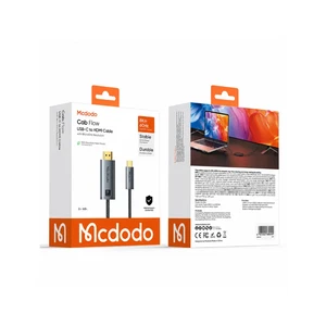 Mcdodo CA-8040 Cab Flow 8K 60Hz USB-C To HDMI Görüntü ve Ses Aktarım Kablosu 2 Metre - Uzay Grisi - Görsel 9