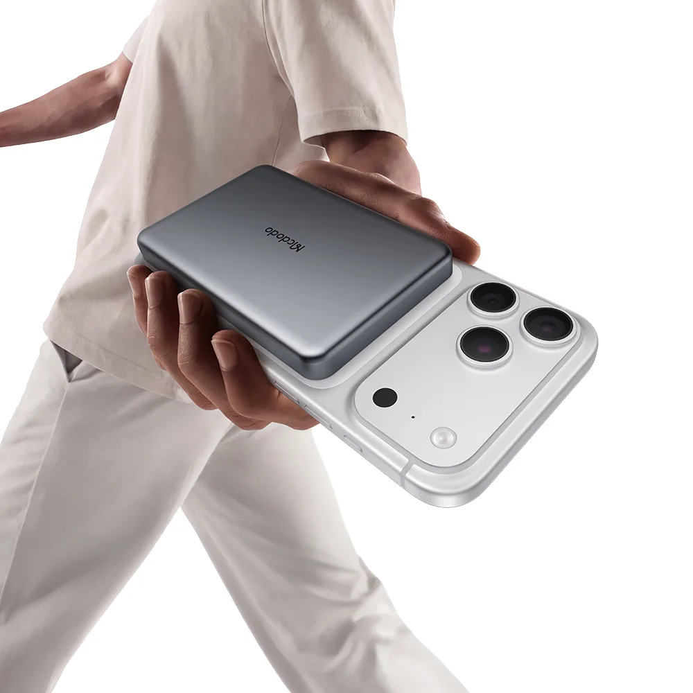 Mcdodo MC-9951 Ultima 10000mAh 25W Qi2.2 Manyetik Kablosuz Hızlı Şarj Powerbank Yarı Katı Batarya Teknolojili Siyah - Görsel 12