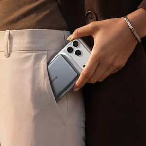 Mcdodo MC-9951 Ultima 10000mAh 25W Qi2.2 Manyetik Kablosuz Hızlı Şarj Powerbank Yarı Katı Batarya Teknolojili Siyah - Görsel 8