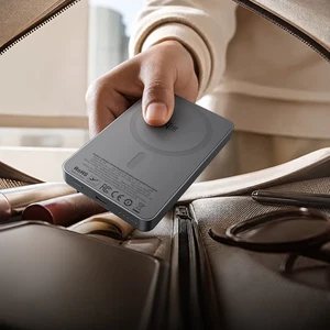 Mcdodo MC-9951 Ultima 10000mAh 25W Qi2.2 Manyetik Kablosuz Hızlı Şarj Powerbank Yarı Katı Batarya Teknolojili Siyah - Görsel 7