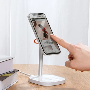 Mcdodo CH-7340 TWS Wireless Şarj + MagSafe Manyetik Tutuculu Şarj Standı Beyaz - Görsel 1