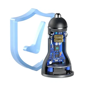 Mcdodo CC-5670 95w 1xtype-c 1xusb Girişli Dijital Göstergeli Araç Çakmak Şarjı - Siyah - Görsel 4