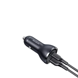 Mcdodo CC-5670 95w 1xtype-c 1xusb Girişli Dijital Göstergeli Araç Çakmak Şarjı - Siyah - Görsel 2