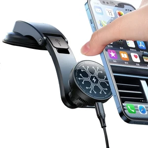 Mcdodo CH-2130 Manyetik Radyatör Wireless Şarjlı Telefon Tutucu Siyah - Görsel 2