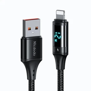 Mcdodo CA-1060 Dijital Ekranlı Usb-ATo Lightning Hızlı Data-şarj Kablosu 3a 1.2m - Görsel 1