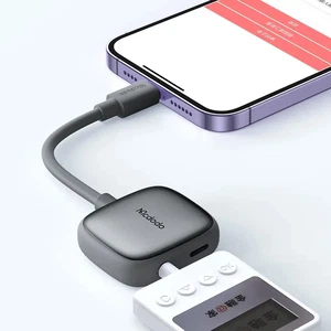 Mcdodo CA-2740 Lightning to Lightning Dijital Ses Adaptörü Gri - Görsel 4