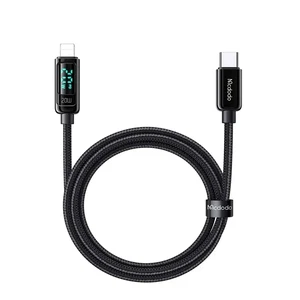 Mcdodo CA-8810 20W Dijital Ekranlı Type-c To Lightning Data-Şarj Kablosu – Siyah - Görsel 2
