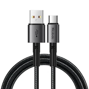 Mcdodo CA-3590 USB-A To Type-C Hızlı Şarj Ve Veri Aktarım Kablosu 1.2m Siyah - Görsel 1