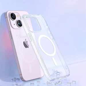 Mcdodo PC-3091 iPhone 14 Plus Uyumlu MagSafe'li Mat Şeffaf Kapak - Görsel 3