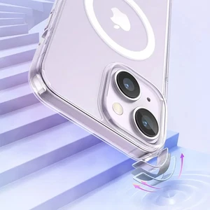 Mcdodo PC-3091 iPhone 14 Plus Uyumlu MagSafe'li Mat Şeffaf Kapak - Görsel 4