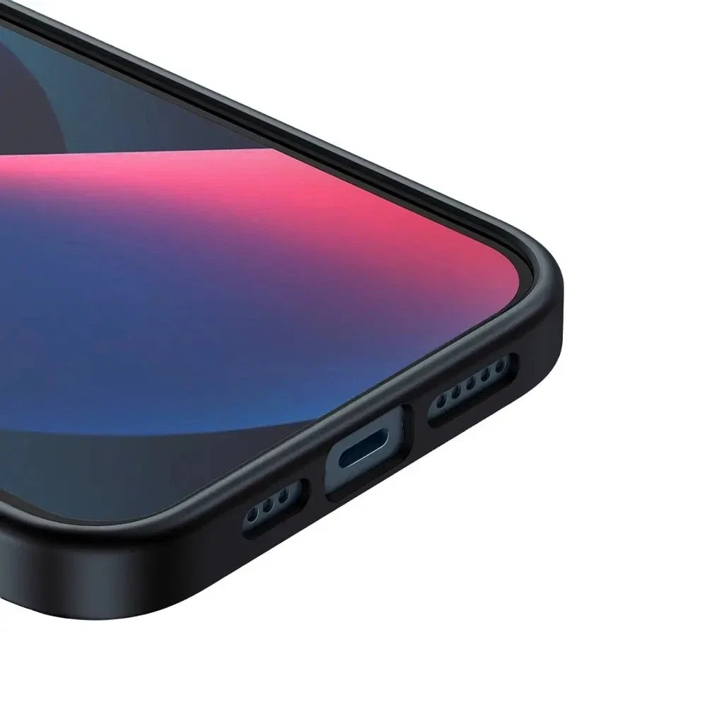 Mcdodo PC-2675 iPhone 12 Pro Max Uyumlu MagSafe'li Mat Siyah Kapak