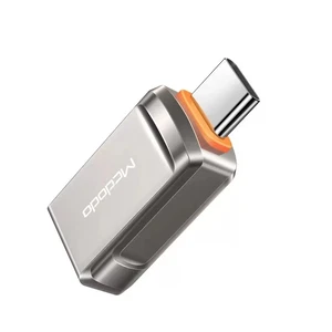 Mcdodo OT-8730 Usb-A to Type-c Çevirici Soket-Gri - Görsel 1