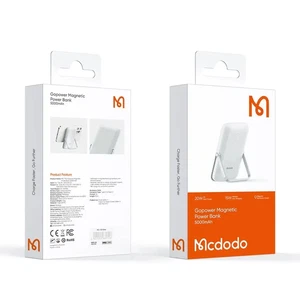 Mcdodo MC-7051 20W PD GoPower MagSafe 5000mAh Powerbank Beyaz - Görsel 7