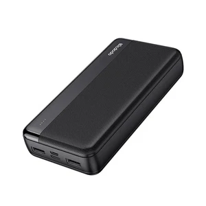 Mcdodo MC-1370 20.000 MAH ÇİFT USB ÇIKIŞLI 5V 2.1A LED GÖSTERGELİ POWERBANK - SİYAH - Görsel 3